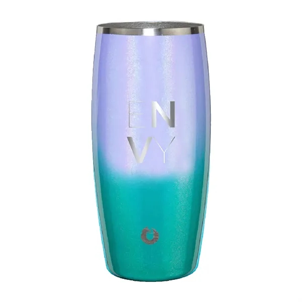 Mermaid color option for Snowfox® 18 Oz. Shimmer Beer Glass, Laser, Premium