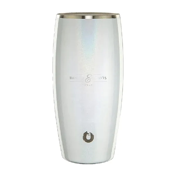 White color option for Snowfox® 18 Oz. Shimmer Beer Glass, Laser, Premium