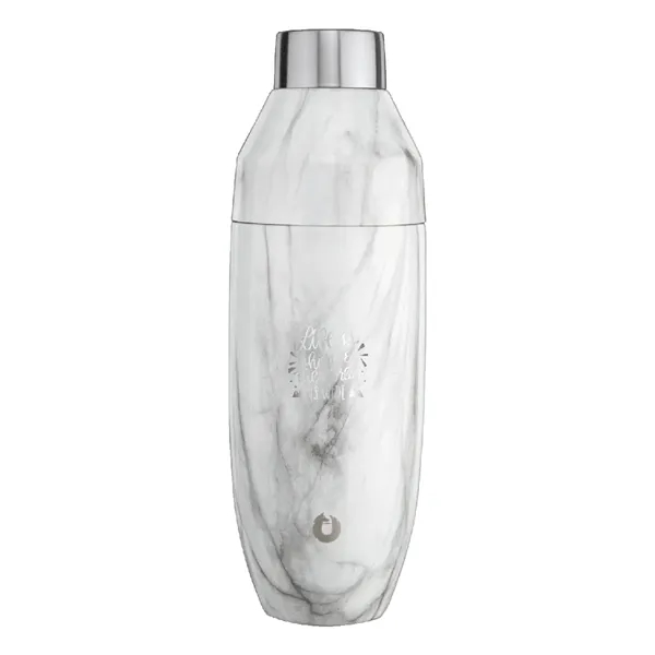 Marble color option for Snowfox® 24 Oz. Marble Cocktail Shaker, Laser, Standard