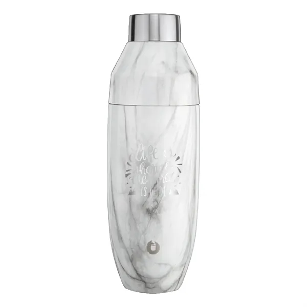 Marble color option for Snowfox® 24 Oz. Marble Cocktail Shaker, Laser, Premium