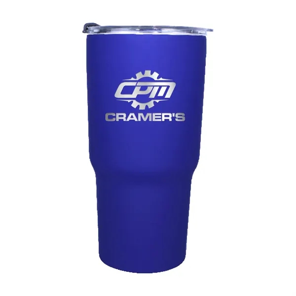 Blue color option for Halcyon® 20 Oz. Tumbler With Stainless Straw/Flip Top Lid,