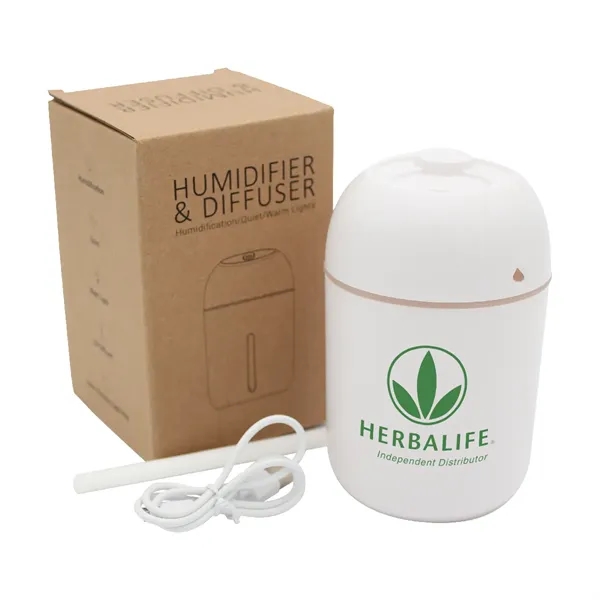 White color option for Humidifier With Essential Oil Diffuser