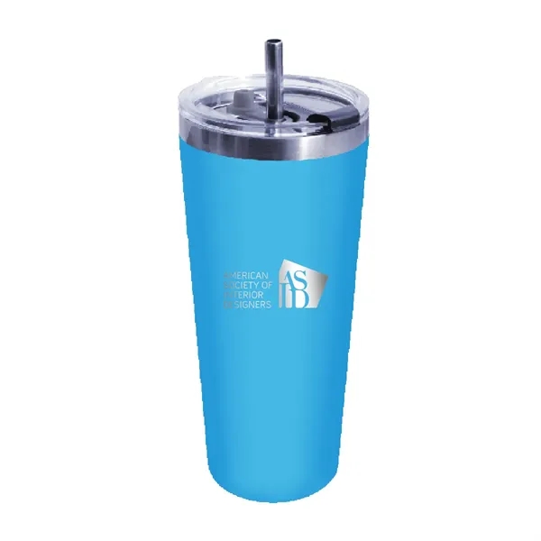 Bright Blue color option for 22 Oz. Memphis Tumbler With Flip Top Lid & Stainless Steel S