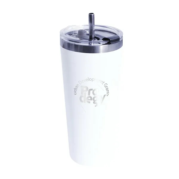 White color option for 22 Oz. Memphis Tumbler With Flip Top Lid & Stainless Steel S