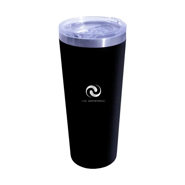 Black color option for 22 Oz. Memphis Tumbler With Slide Lid, Laser, Standard