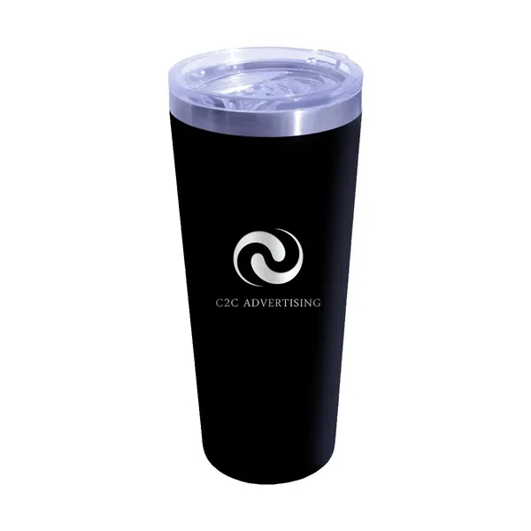 Black color option for 22 Oz. Memphis Tumbler With Slide Lid, Laser, Premium