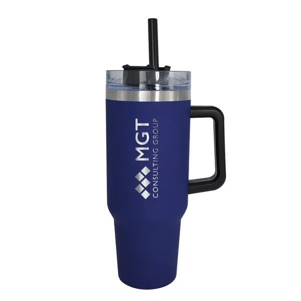 Blue color option for Halcyon® 40 Oz. Mug, Laser, Premium