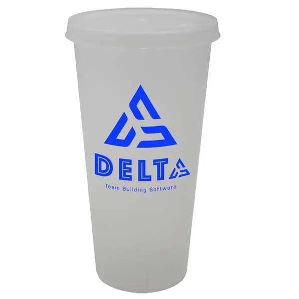 Frosted color option for 26 Oz. Tumbler With Lid