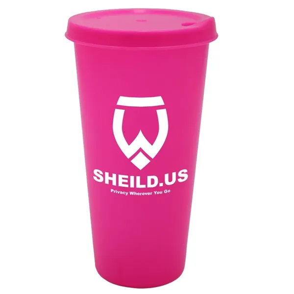 Neon Pink color option for 26 Oz. Tumbler With Lid