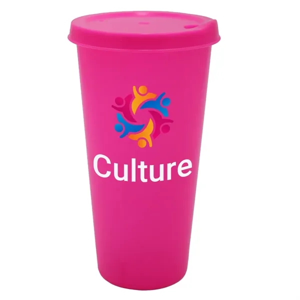 Neon Pink color option for 26 Oz. Tumbler With Lid, Full Color Digital
