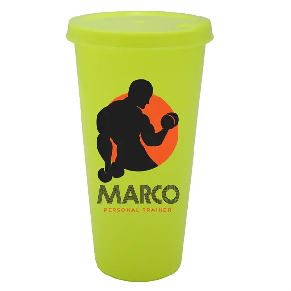 Neon Yellow color option for 26 Oz. Tumbler With Lid, Full Color Digital