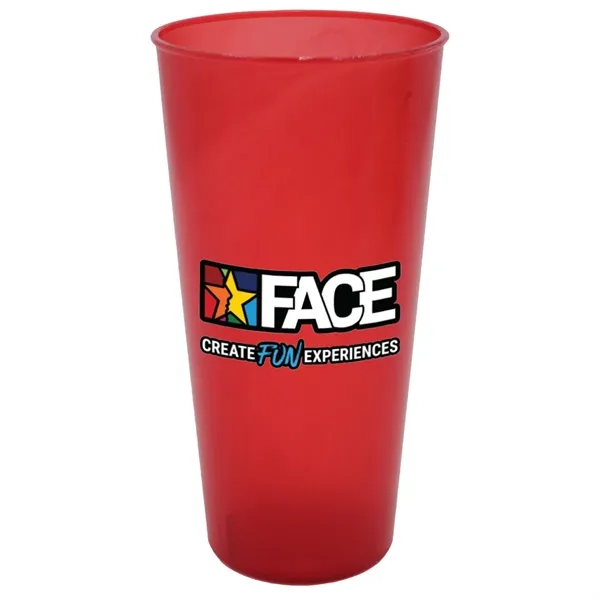 Trans Red color option for 26 Oz. Tumbler, Full Color Digital