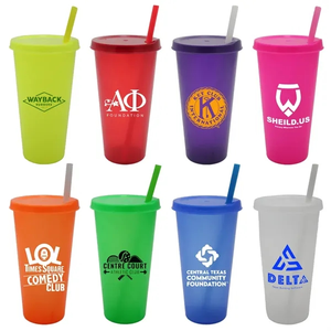 Photo of 26 Oz. Tumbler With Lid And Straw