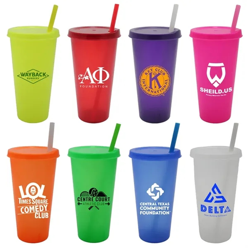Main photo of 26 Oz. Tumbler With Lid And Straw