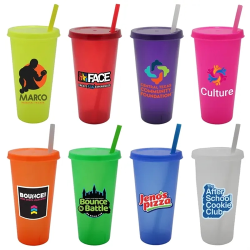 Main photo of 26 Oz. Tumbler With Lid And Straw, Full Color Digital