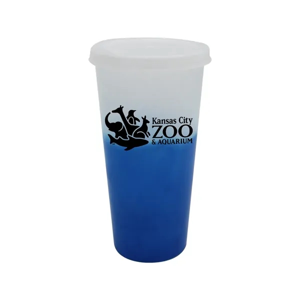 Frosted To Blue color option for Mood™ 26 Oz. Tumbler With Lid