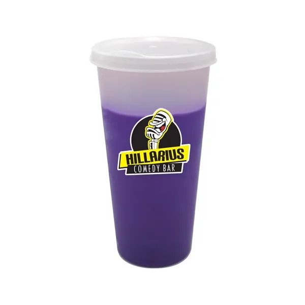 Frosted To Purple color option for Mood™ 26 Oz. Tumbler With Lid, Full Color Digital