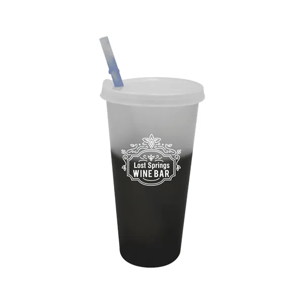 Frosted To Smoke color option for Mood™ 26 Oz. Tumbler With Lid And Straw