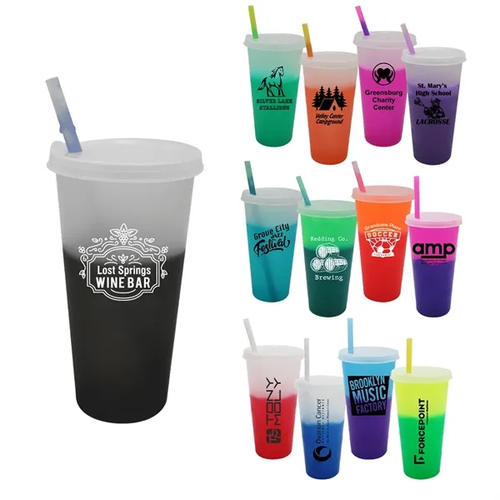 Main photo of Mood™ 26 Oz. Tumbler With Lid And Straw