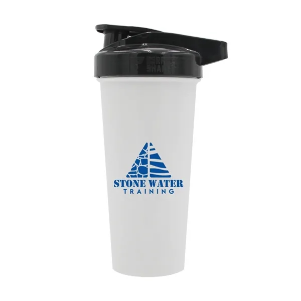 White color option for Perfect Shaker™ 28 Oz. Made In Usa Activ Bottle