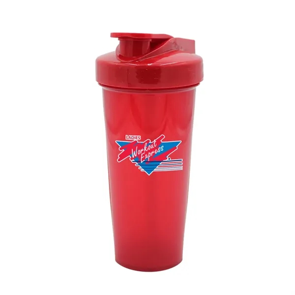 Trans-Red color option for Perfect Shaker™ 28 Oz. Made In Usa Activ Bottle, Full Colo