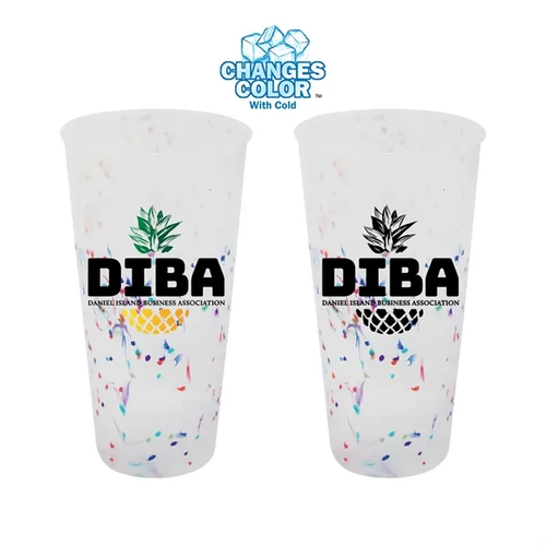 Main photo of Mood™ 26 Oz. Rainbow Confetti Tumbler