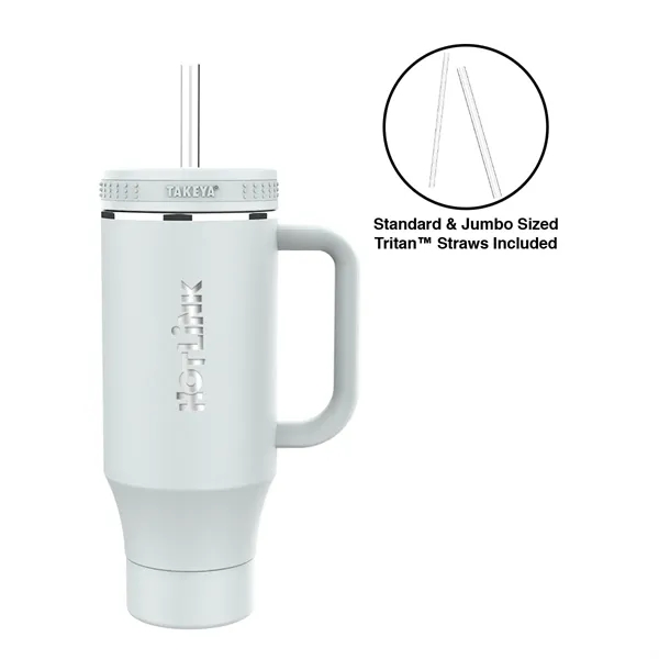 Mist color option for Takeya®  40 Oz. Straw Tumbler With Handle, Laser   Premium