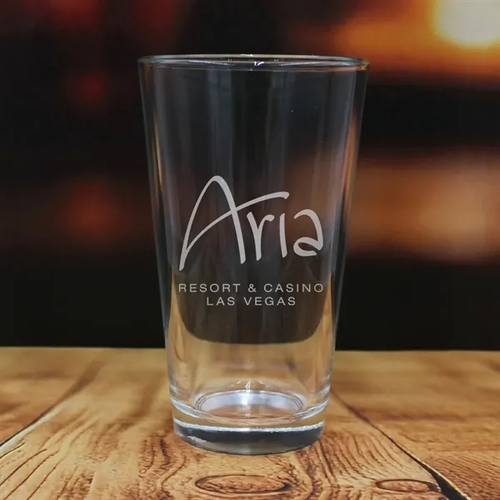 Main photo of 16 Oz. Pint Glass   Usa, Laser, Premium
