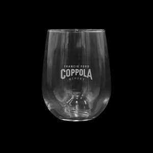 Photo of 17 Oz. Stemless Wine Glass, Laser, Standard