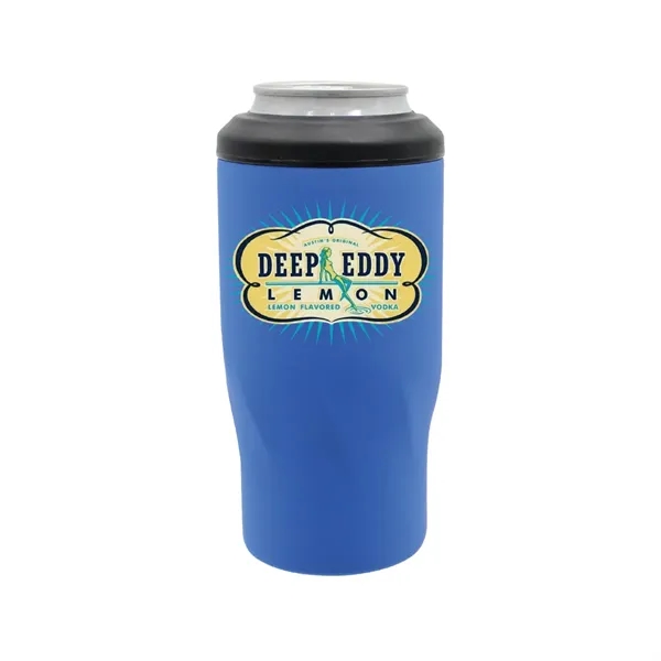 Blue color option for Halcyon® 4 In 1 Can Cooler, Full Color Digital