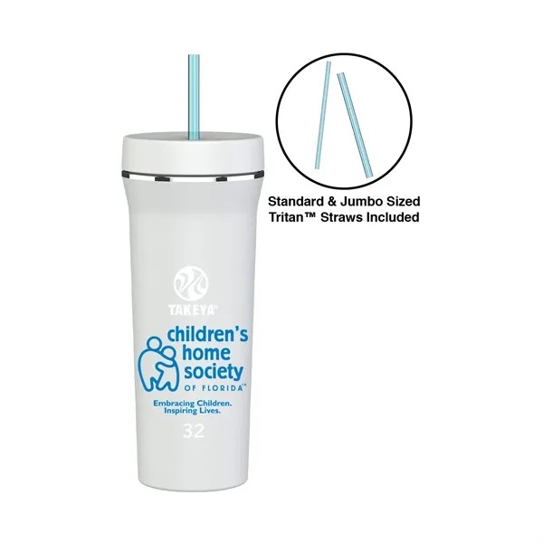 Frosted color option for Takeya® 32 Oz. Straw Tumbler