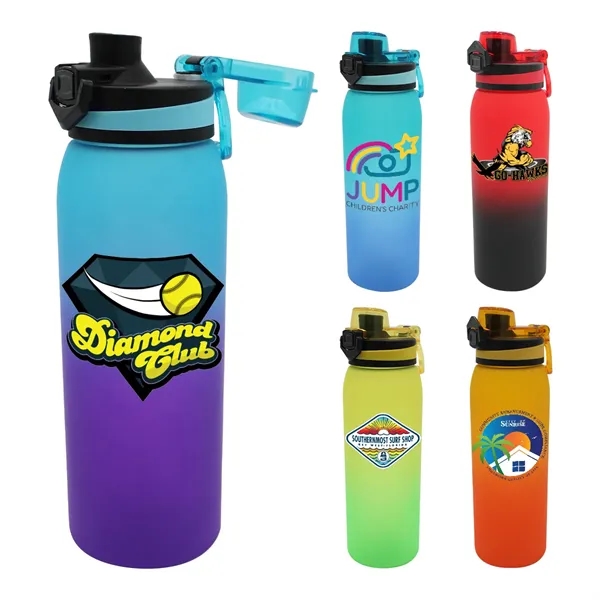 Extra color option for Halcyon® 30 Oz. Ombre Sport Bottle, Full Color Digital