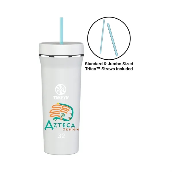 Frosted color option for Takeya®  32 Oz. Straw Tumbler, Full Color Digital