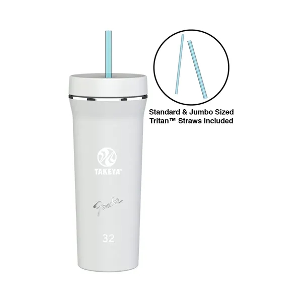 Frosted color option for Takeya®  32 Oz. Straw Tumbler    Laser, Standard
