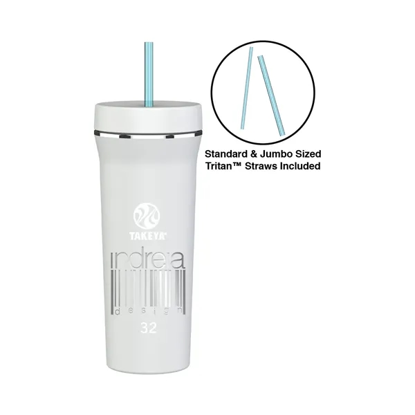 Frosted color option for Takeya® 32 Oz. Straw Tumbler    Laser, Premium