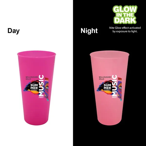 Pink color option for Nite Glow 26 Oz. Tumbler, Full Color Digital