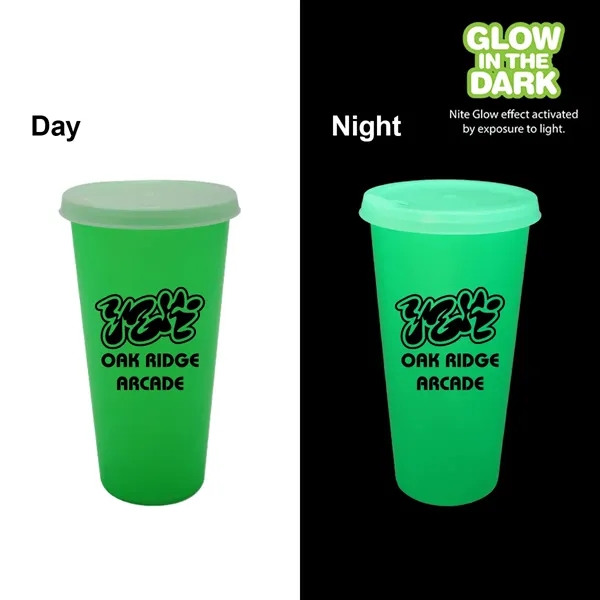 Green color option for Nite Glow 26 Oz. Tumbler With Lid