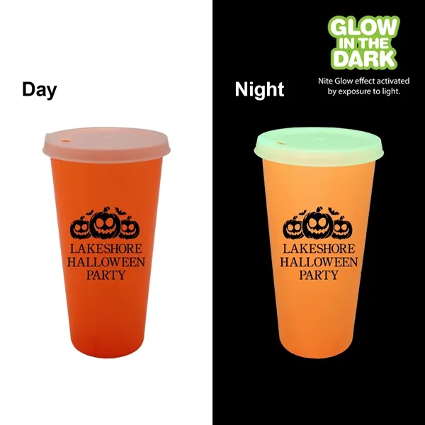 Orange color option for Nite Glow 26 Oz. Tumbler With Lid