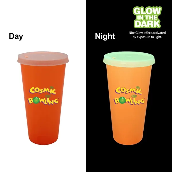 Orange color option for Nite Glow 26 Oz. Tumbler With Lid, Full Color Digital