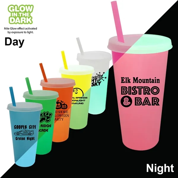 Extra color option for Nite Glow 26 Oz. Tumbler With Lid & Straw