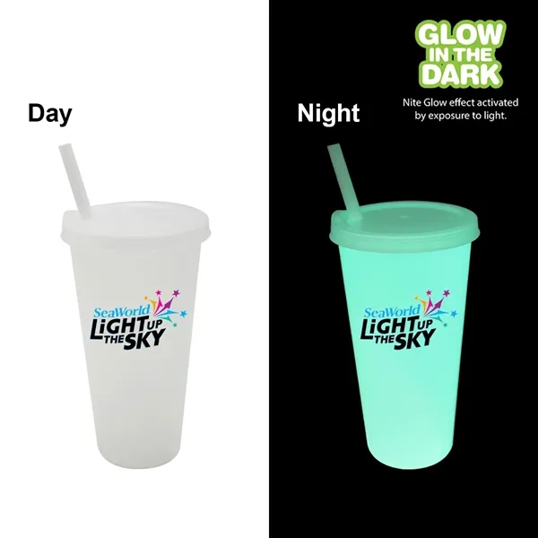 Nite Glow color option for Nite Glow 26 Oz. Tumbler With Lid & Straw, Full Color Digita