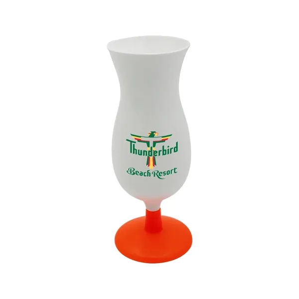 White color option for 14 Oz. Mix & Match Hurricane Cup, Full Color Digital