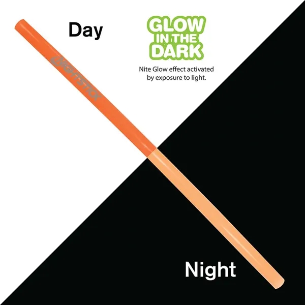 Orange color option for Nite Glow Reusable Straw   12 Pack