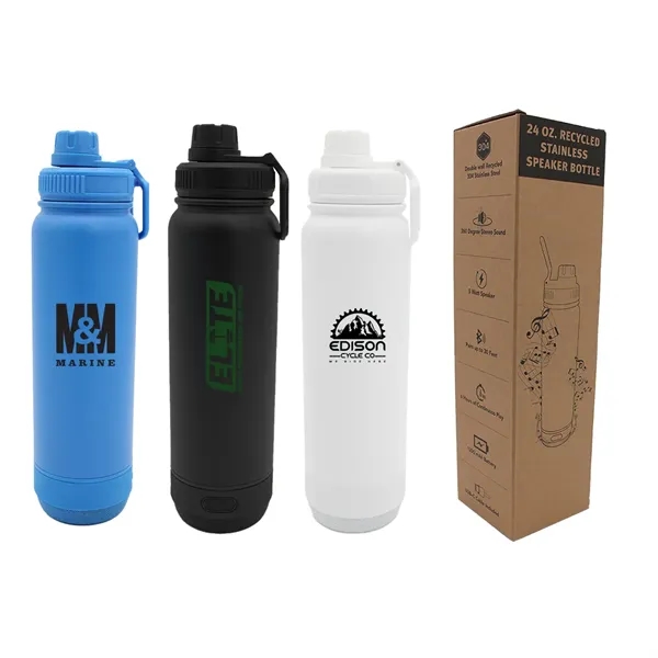 Extra color option for 24 Oz. Recycled Stainless Speaker Bottle