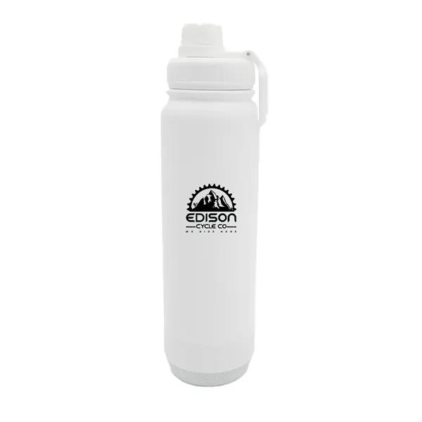 White color option for 24 Oz. Recycled Stainless Speaker Bottle
