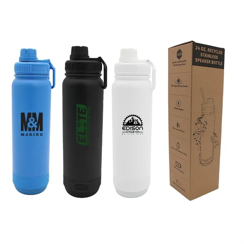 Main photo of 24 Oz. Recycled Stainless Speaker Bottle