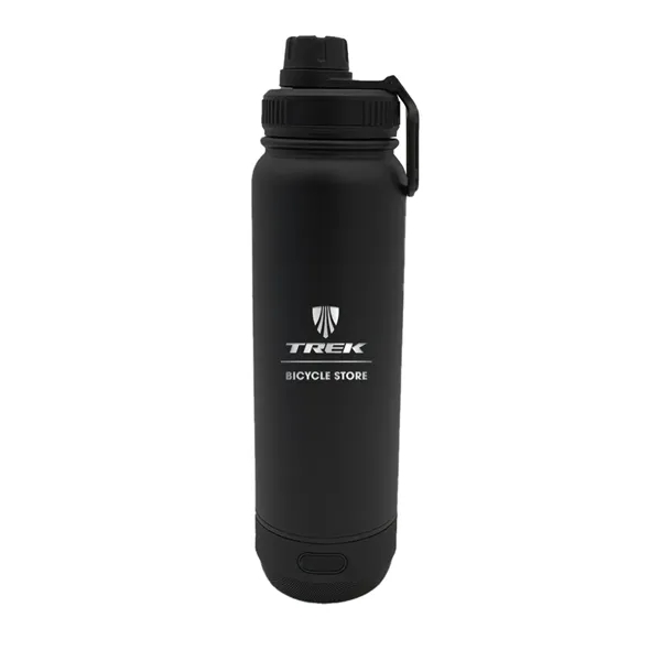 Black color option for 24 Oz. Recycled Stainless Speaker Bottle, Laser   Standard