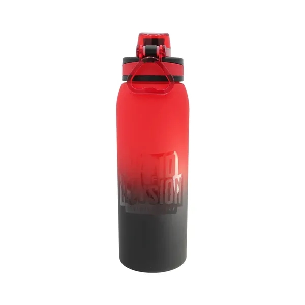 Red To Black color option for Halcyon® 30 Oz. Ombre Sport Bottle   Varnish