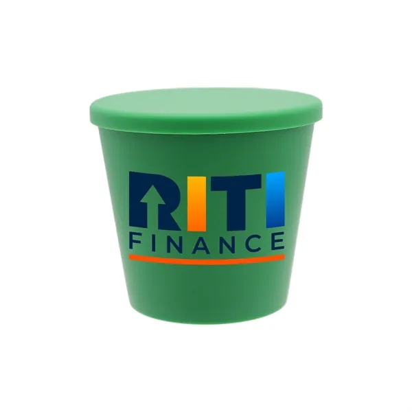 Green color option for Recycled Promo Pot, Full Color Digital