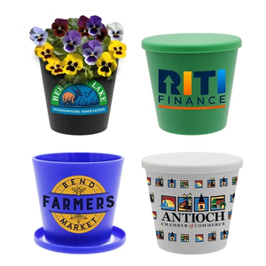 Photo of Recycled Promo Pot, Full Color Digital